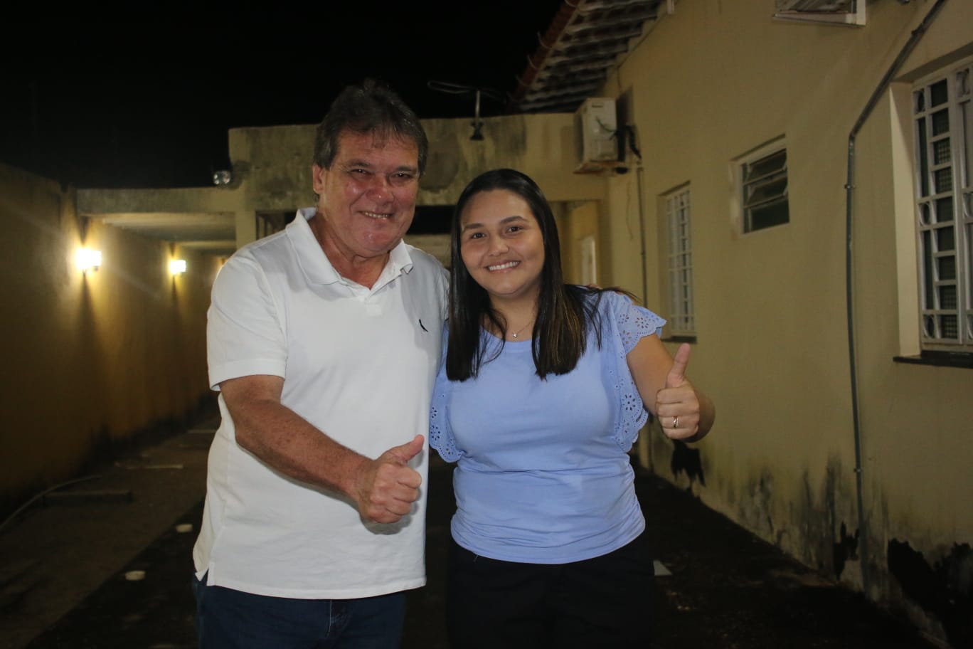 Vereadora Adala Karine declara apoio ao prefeito Gustavo Medeiros.